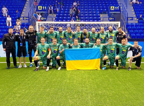 Сборная Украины по мини-футболу на чемпионате Европы показала ужасы войны с Россией