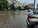 В Тернополе прошел мощный ливень