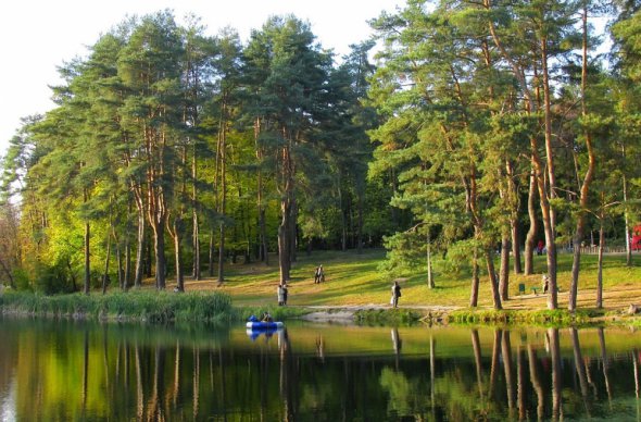 Парк Партизанської слави має декілька лісових озер