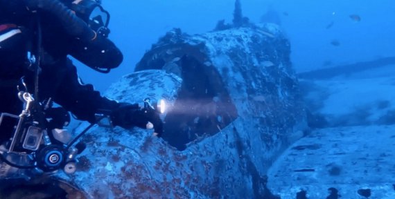 У берегов Италии нашли бомбардировщик Martin 187 Baltimore, упавший в море во время Второй мировой