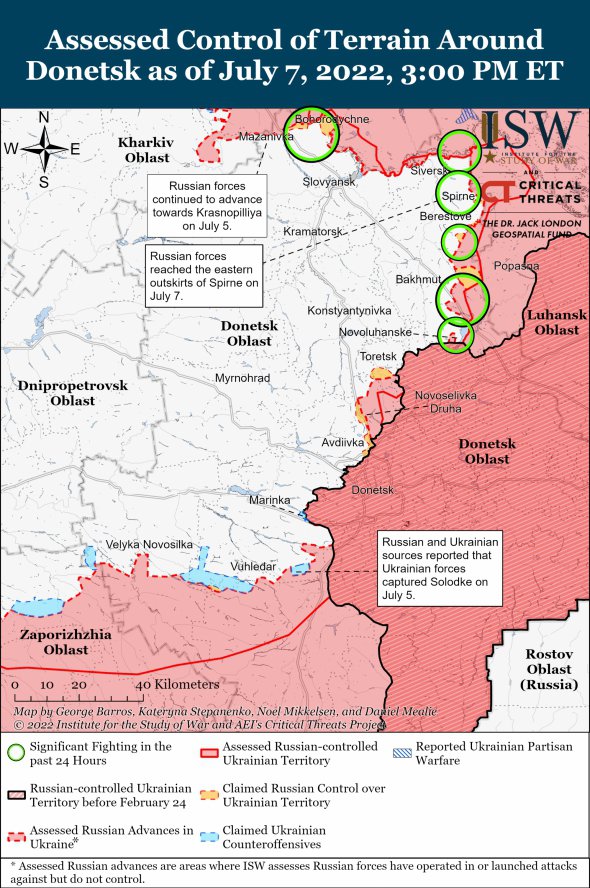 Окупанти створюють умови для можливого наступу на Краматорськ, який відбуватиметься паралельно з наступом на Слов’янськ