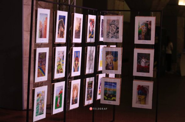 В метро открыли выставку детских рисунков