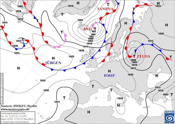 У центральних областях переважатиме суха повітряна маса – вплив антициклону Iosif