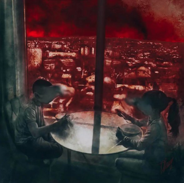 Ольга Тушова зобразила втрачене дитинство українських дітей.