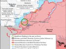 До аналізу війни в Україні ISW додає карти ведення боїв.