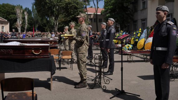 В Одесі попрощалися із загиблими захисниками України