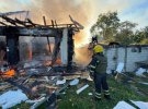 Харьковские спасатели потушили пожар в двухэтажке