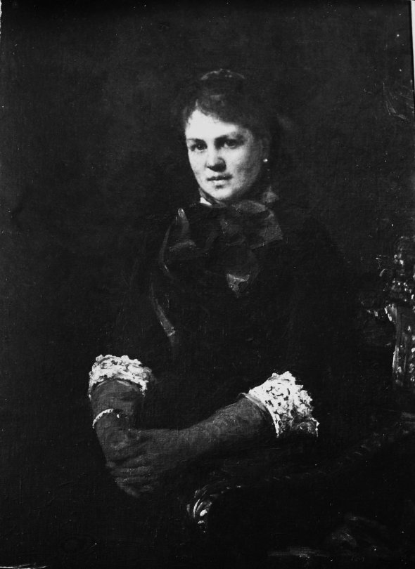 Єдине зображення Варвари Ханенко, що збереглося, – це чорно-біла фотографія портрета, який написав 1896 року Олексій Харламов у Парижі