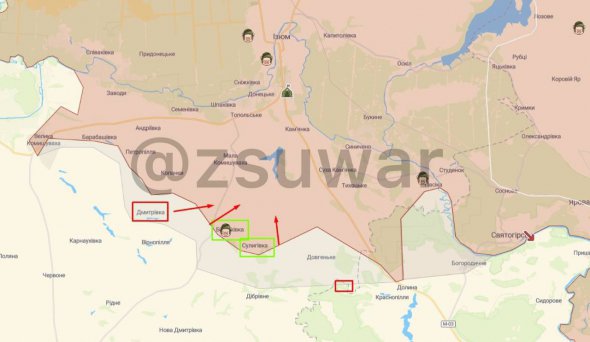 Вооруженные силы Украины взяли под контроль два населенных пункта — Дмитровку в Изюмском районе Харьковской области и Мазановку Донецкой области