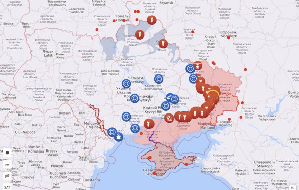 Оприлюднена свіжа карта війни в Україні на сьогодні, 7 серпня