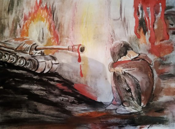 Детские рисунки о войне в Украине
