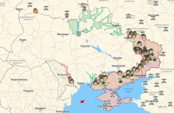 Российская армия со своей территории ежедневно обстреливает пограничные территории в Черниговской и Сумской областях