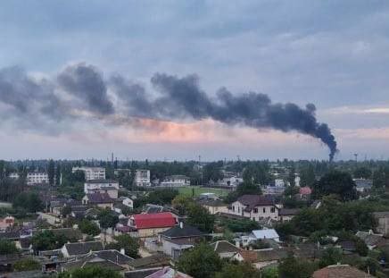 Утром 16 августа прогремели взрывы в поселке Азовское у Джанкоя на Крымском полуострове