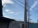 Фото слідів в небі від роботи ППО