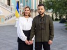 Президентська пара Олена й Володимир Зеленські привітали українців з Днем Незалежності