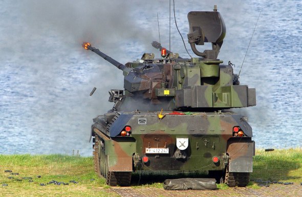 Немецкий Gepard помогает ВСУ уничтожать оккупантов