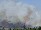 Возле захваченного россиянами Энергодара горит лес