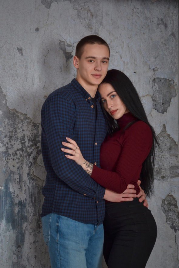 Алиня Одинева и ее муж Александр. Поженились в 2020 году, сейчас мечтают обвенчаться в Киево-Печерской лавре и родить сына