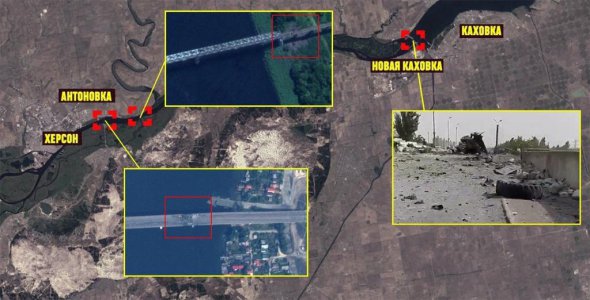 Українські бійці за допомогою HIMARS знищили майже всі великі мости під Херсоном