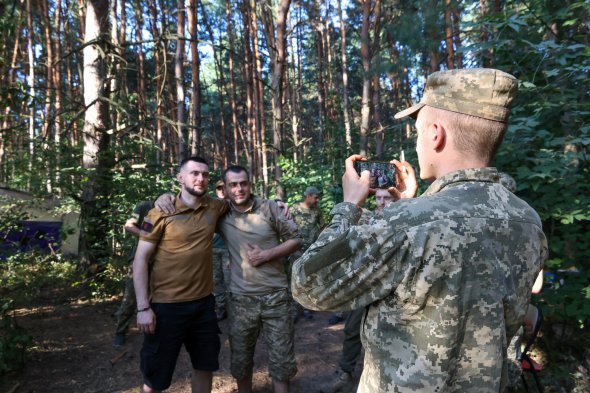 Украинские военные в Харьковской области 