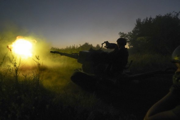 Украинские военные в Харьковской области 