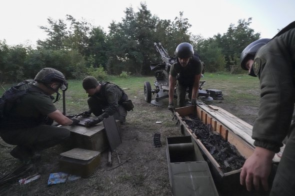 Украинские военные в Харьковской области 