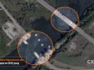 Спутник Planet Labs зафиксировал уничтоженный понтонный мост в районе села Дарьевка Херсонской области