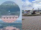 Украинский флаг в Балаклее
