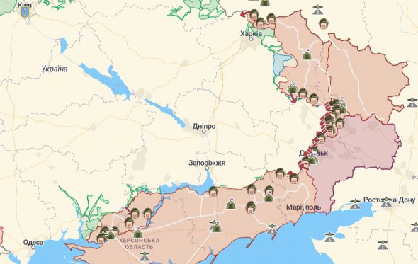 Українські війська контратакують ворога на Харківському напрямку