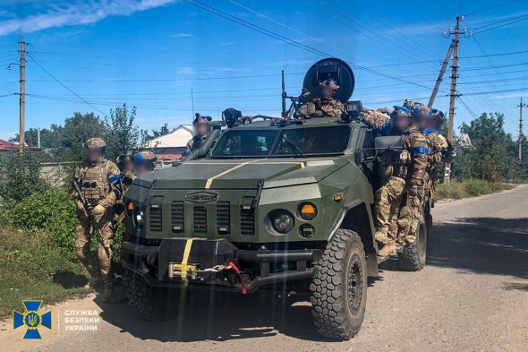 Спецназовцы ЦСО «А» СБУ в Купянске, который был  и всегда будет украинским
