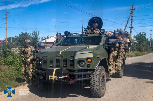 Спецназовцы ЦСО «А» СБУ в Купянске, который был и всегда будет украинским