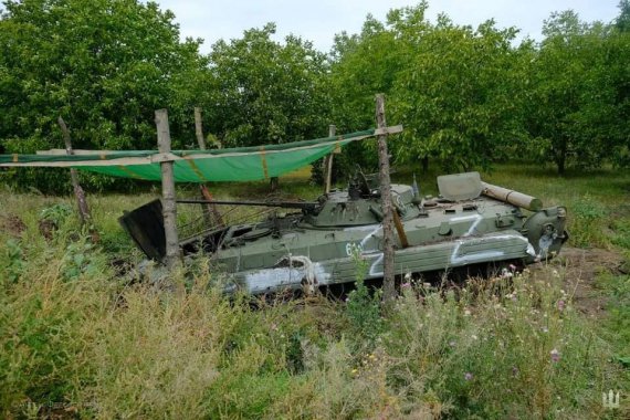 В результаті успішного контрнаступу наших військ на Харківському напрямку російські війська у паніці покидають свої позиції