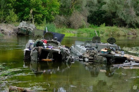 Техніка російських окупантів.