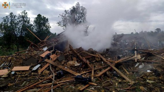 В ГСЧС показали последствия прилета в Вознесенске