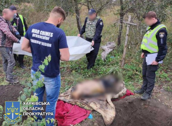 В Харьковской области обнаружили тела четырех гражданских, убитых российскими военными.