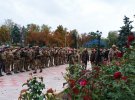 Президент Володимир Зеленський в Ізюмі підняв український прапор
