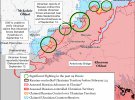 Американский Институт изучения войны (ISW) опубликовал свежие карты боевых действий в Украине