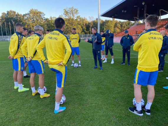 Збірна України провела перше тренування перед матчами Ліги націй у вересні