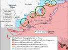 Институт изучения войны (ISW) обновил карты боевых действий в Украине