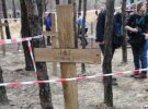 Продолжается эксгумация погибших от рук оккупантов в Изюме Харьковской области