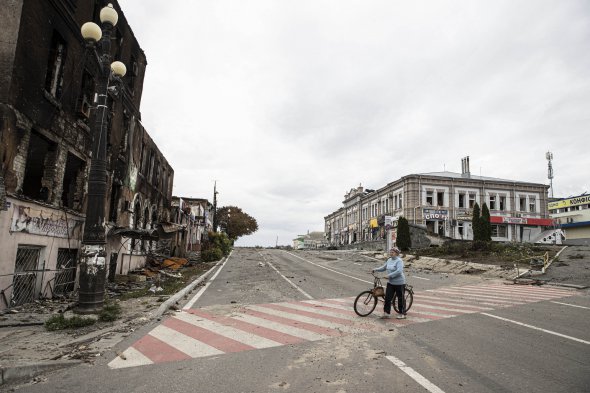 Звільнений Куп'янськ у Харківській області 