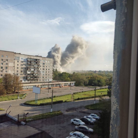 Во временно оккупированном Алчевске взорвался склад российских оккупантов.