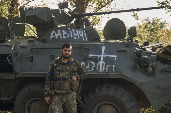 Українські військові у звільненому Куп'янську 