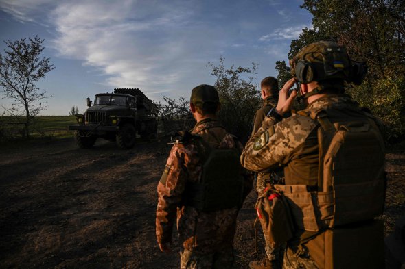 Украинские военные в освобожденном Купянске