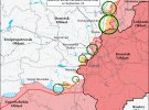 Карта боевых действий в Украине на утро 27 сентября