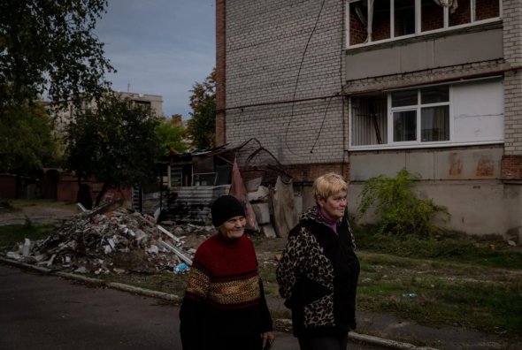 Жителі Лиману в неділю