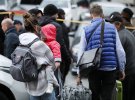 Росіяни намагаються залишити РФ, щоб уникнути військового призову, прикордонний перехід у Казбегському муніципалітеті Степанцмінда, Грузія, 27 вересня.