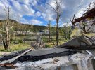 В сети опубликовали кадры разрушенного российскими оккупантами Святогорска Донецкой области
