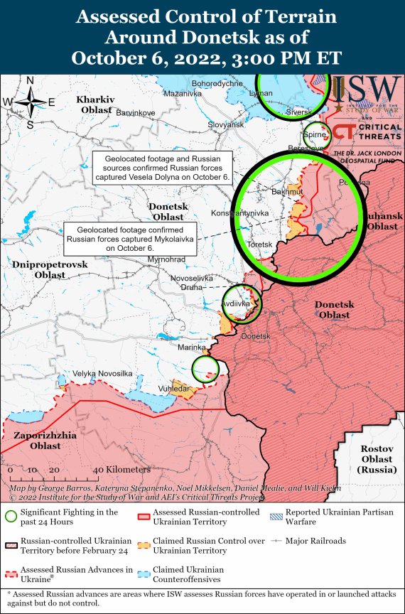 ЗСУ наступають у напрямку Сватового, а ворог посилився біля Бахмута