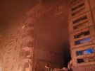 Последствия ночного обстрела Запорожья - уничтожена многоэтажка